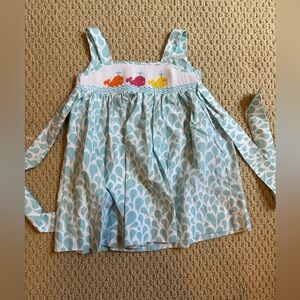 Blue Whale Smock Dress